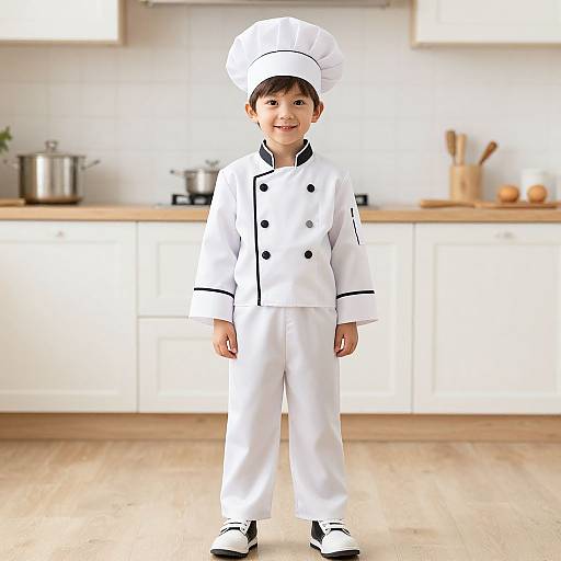 Cute Kid Chef Costume