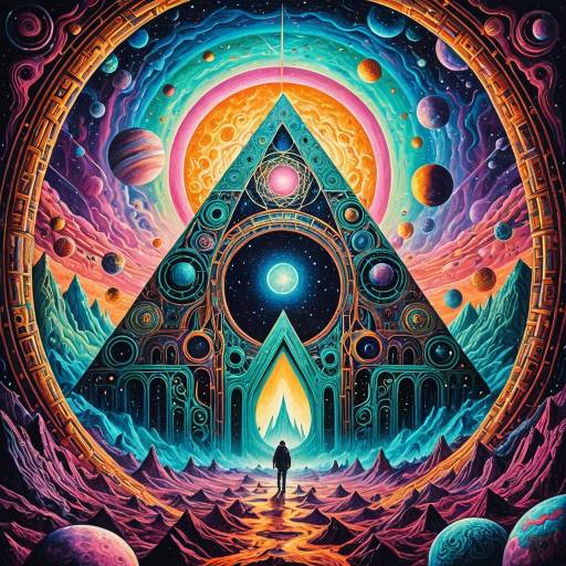 Surreal Psychedelic Cosmic Civilization