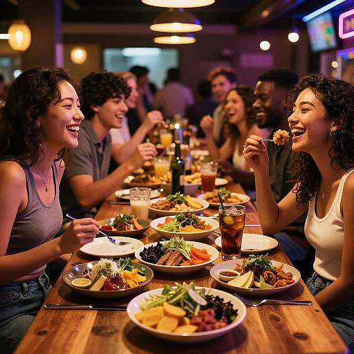 Vibrant Healthy Social Gathering