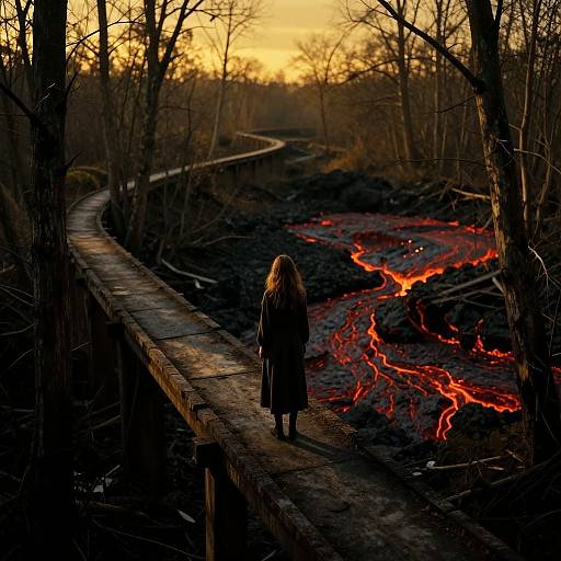 Wanderlust Zen Soldier at Golden Hour