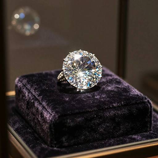 Vintage Diamond Monocle Display