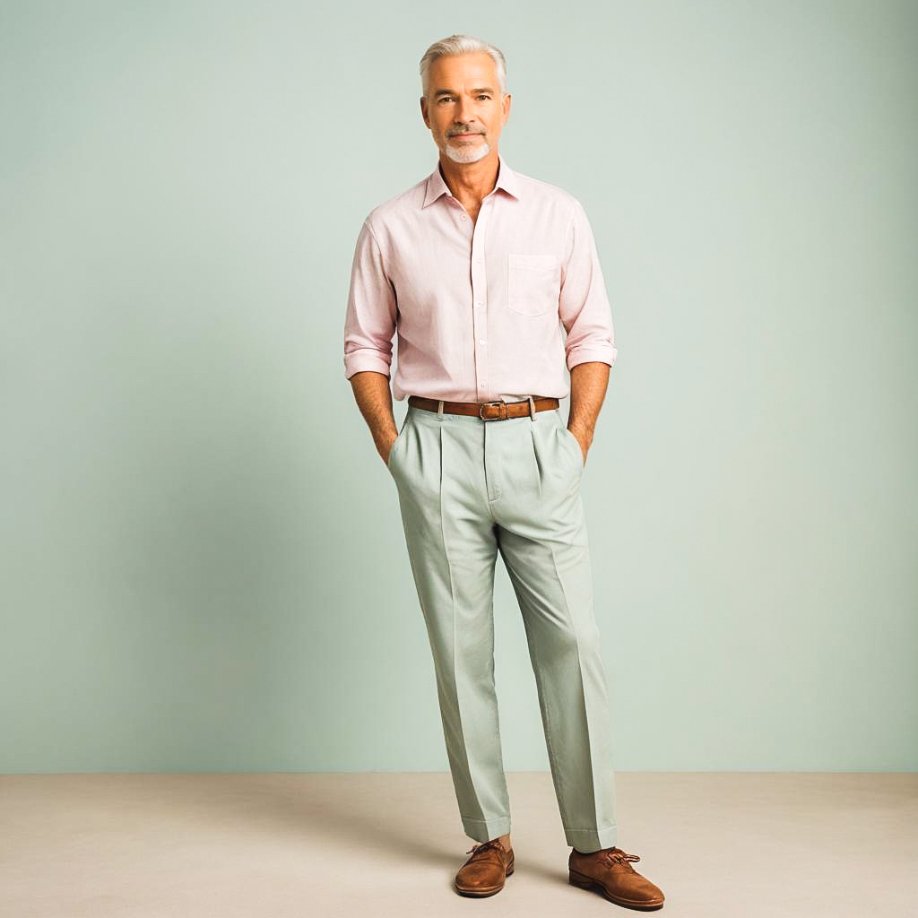 Relaxed Portrait of a Stylish Gentleman