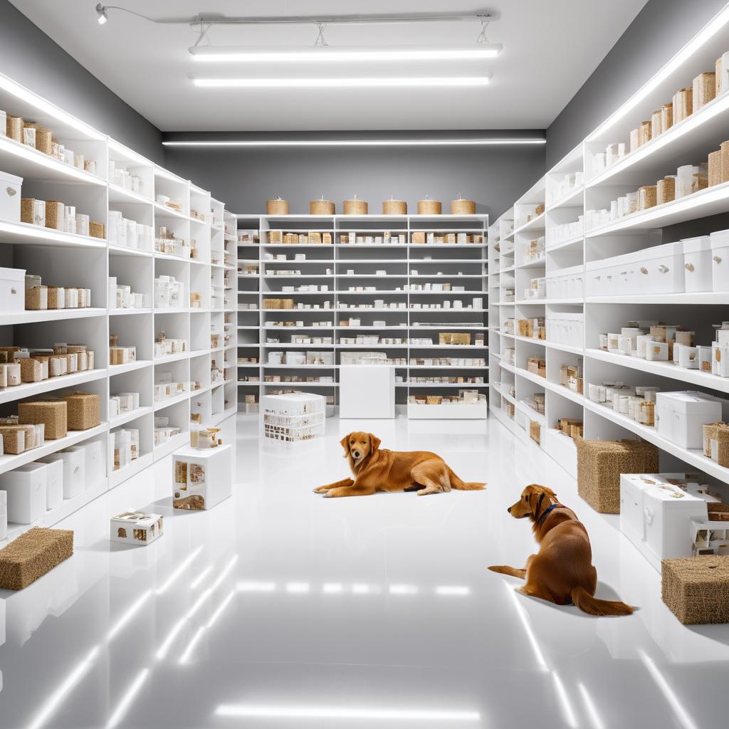 Pet Supplies Scene in Photorealistic Detail