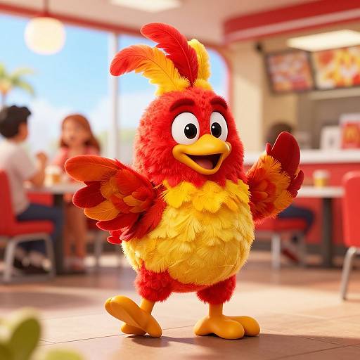 Birdie McDonalds Cartoon Character