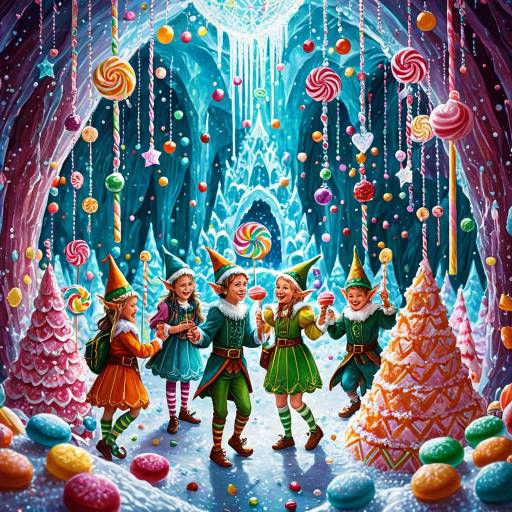 Elves' Whimsical Confectionery Gala