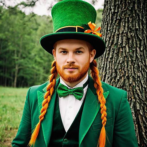 Whimsical Adult Leprechaun Costume Concept