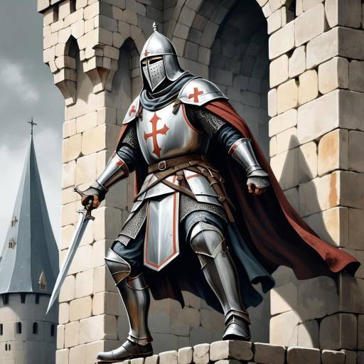 14th Century Gallant Templar in Action 14th Century Gallant Templar in Action