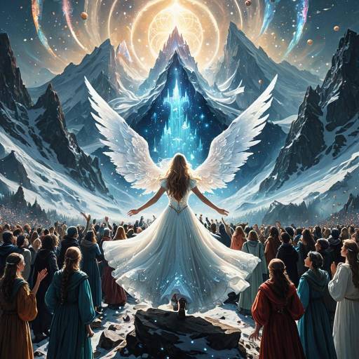 Celestial Angel Dance in Fantasy Art Celestial Angel Dance in Fantasy Art