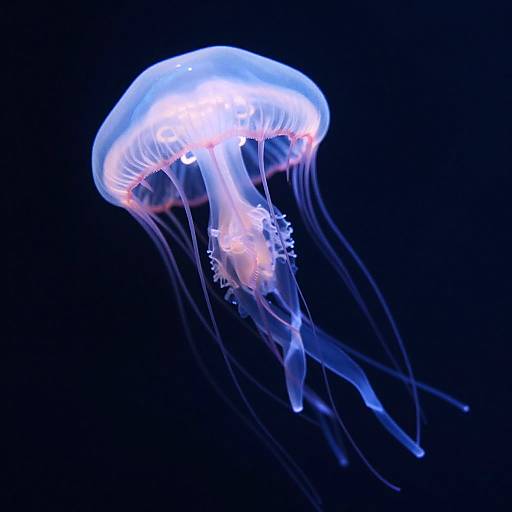 Dreamy Bioluminescent Jellyfish Photography