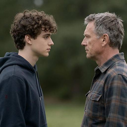 Intense Encounter in the Forest