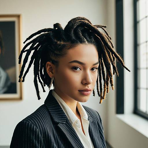 Short Dreads Fashion Editorial Gallery