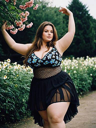 Elegant Plus Size Dancewear in Nature