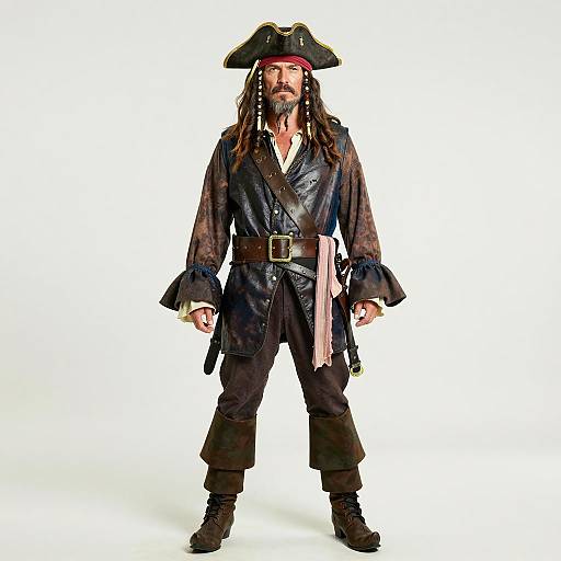 Detailed Pirate Costume for Men
