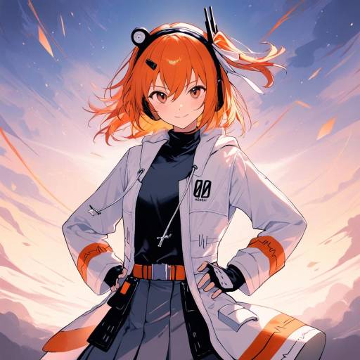 Cowgirl with Determined Gaze at Dawn