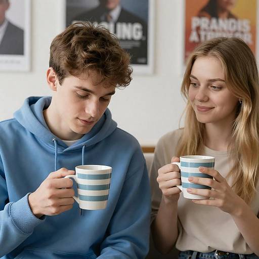 Cozy Indoor Moment with Friends