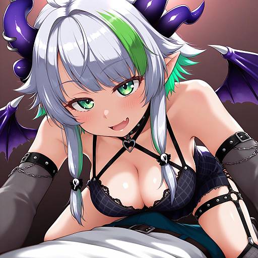 Illustration of Apricot the lich, vshojo in the style of Ttomm