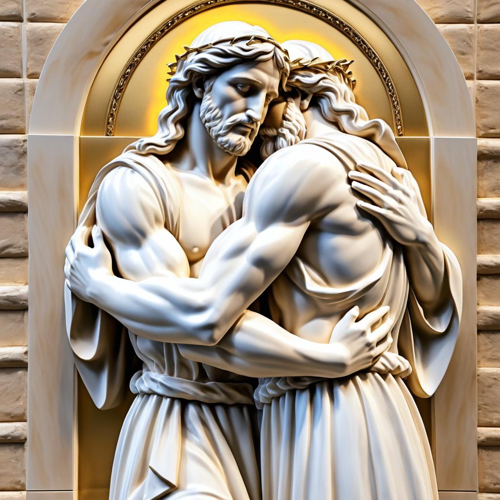 Compassionate Embrace of Jesus Christ