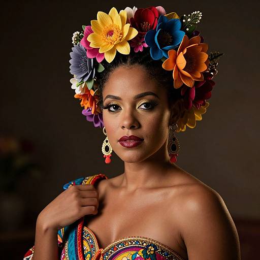 Hyper-Realistic Curaçaoan Woman Portrait