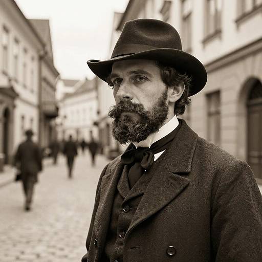 19th-Century Backenbärte Portrait