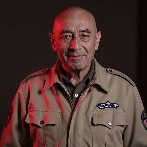 Mysterious Veteran in Ghostly Light