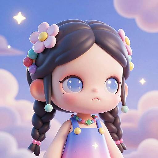 Lolibaba Portrait with Sparkling Eyes