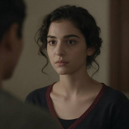 Young Woman in Soft Indoor Lighting