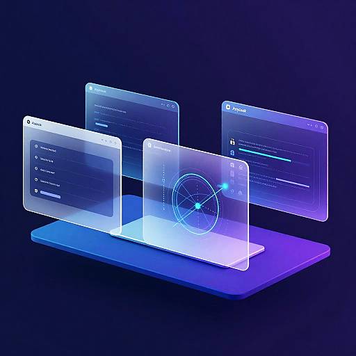 Futuristic Anydesk Interface Concept