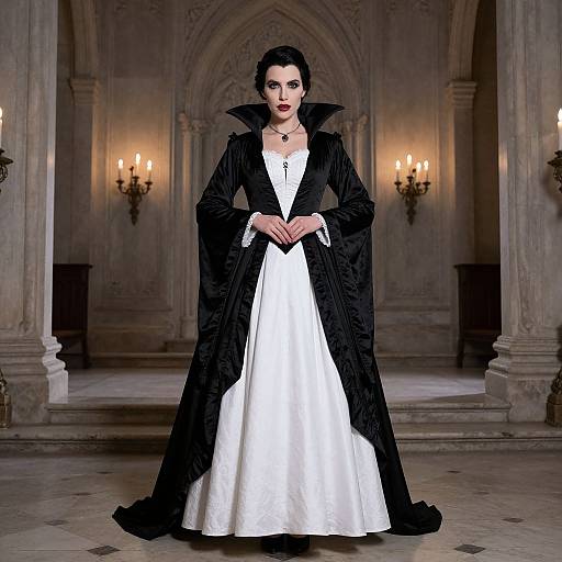 Lady Dracula Gothic Costume Portrait