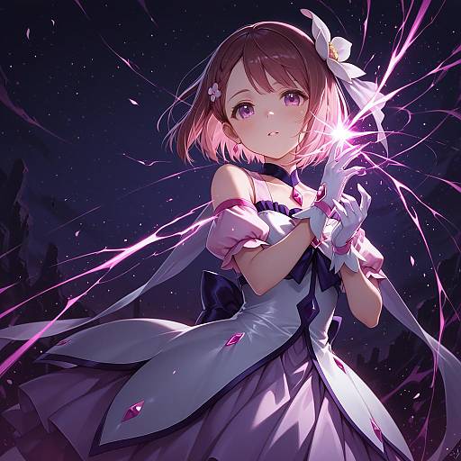 Illustration of Hanadera nodoka, healin' good precure in the style of Tsuki tokage