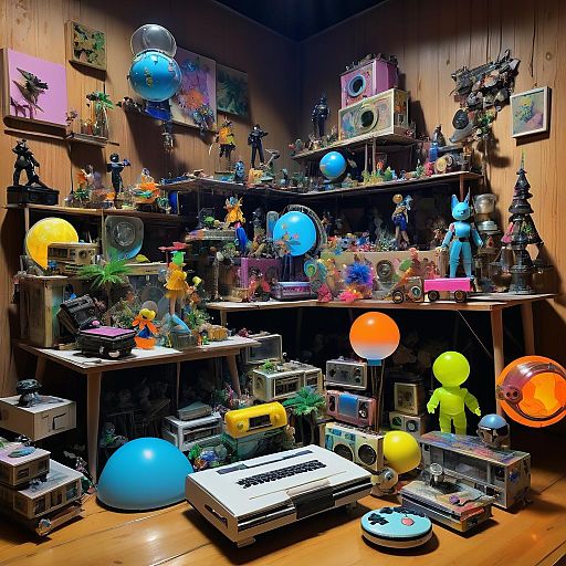 Cyberpunk Nostalgia: Toy Sculpture Photography Cyberpunk Nostalgia: Toy Sculpture Photography