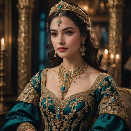 Regal Fantasy Portrait of Elegance