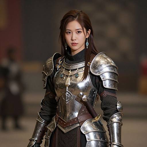 Fantasy Warrior Girl in Armor