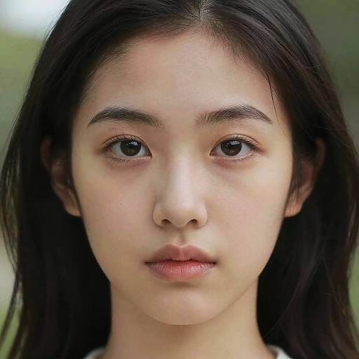 Photorealistic Young Woman Portrait