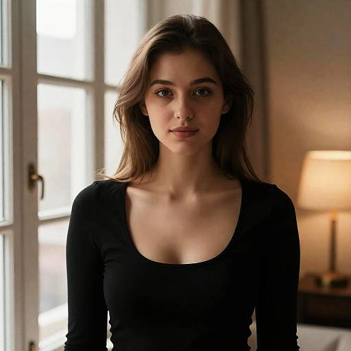 Portrait of a Woman in Soft Light