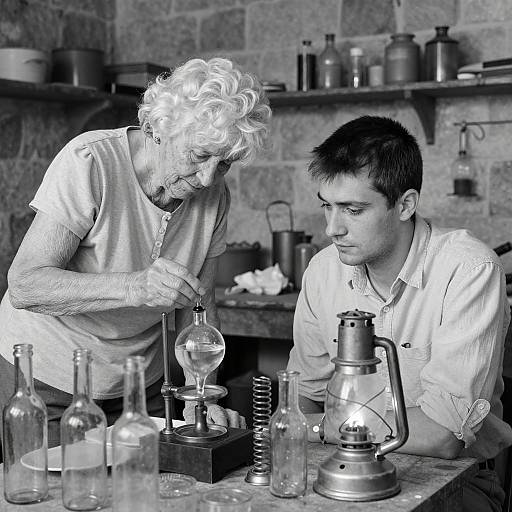 Intimate Moments in a Cluttered Workshop