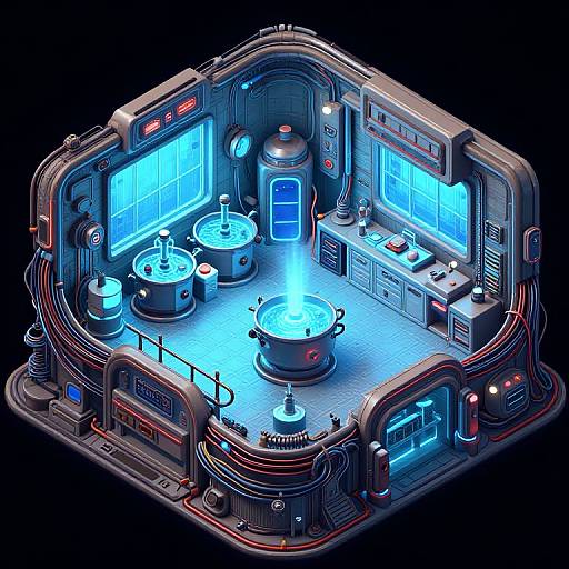 Retro Futuristic Supernatural Bio Lab