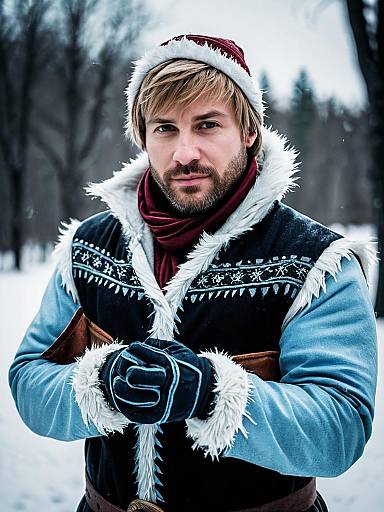 Photorealistic Kristoff Frozen Cosplay