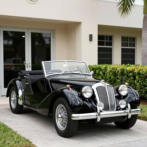 Classic 1953 MG TD Convertible Scene