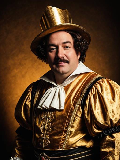 Man in Golden Renaissance Costume