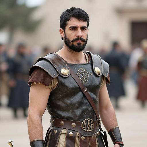 Roman Soldier Costume Portrait