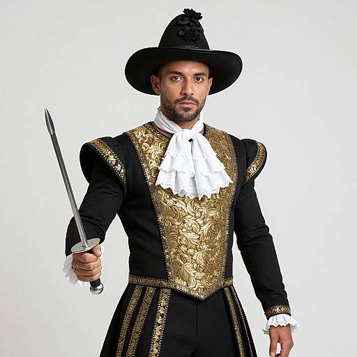 Spanish Man in Fancy Dress Costume