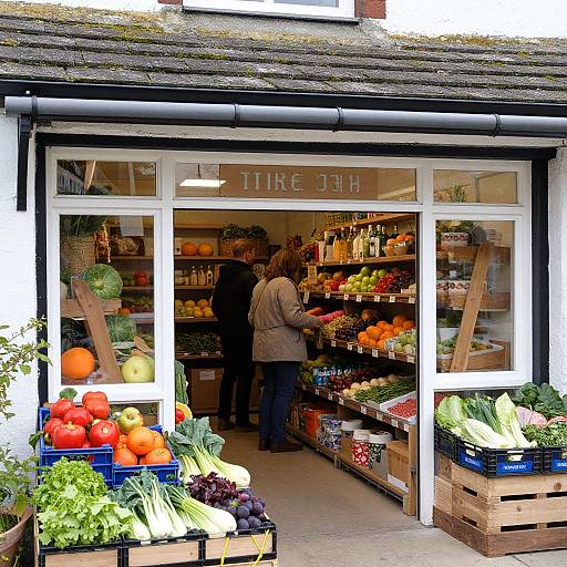 Couple Shopping at Middleton Hall Farmhouse