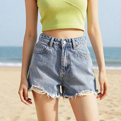 Youthful Summer Beach Fashion Outfit