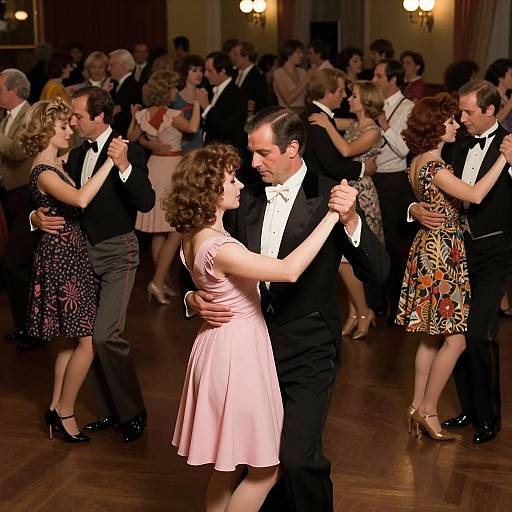 1970s Dance Floor Vibes with Couples
