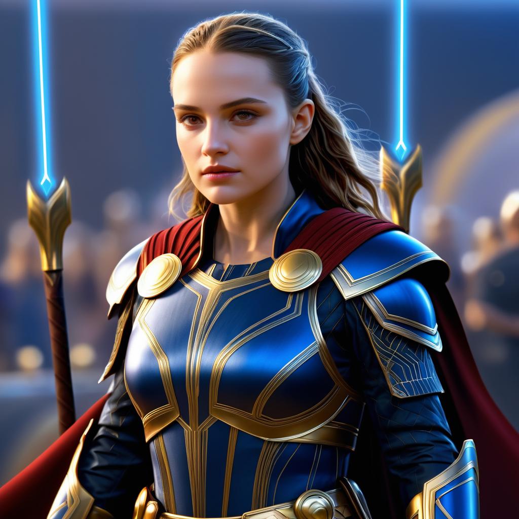 Natalie Portman as Jane Foster in Thor Gear