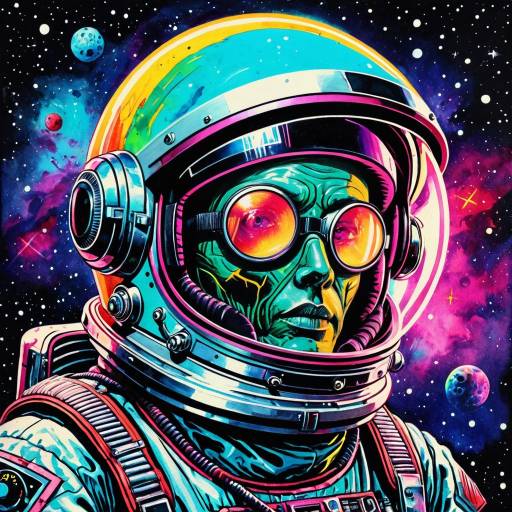 Psychedelic 50s Retro Sci-Fi Adventure Psychedelic 50s Retro Sci-Fi Adventure