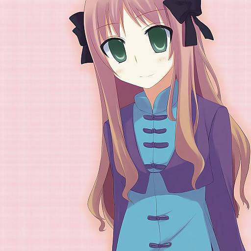 Illustration of Arima miyako, tsukihime in the style of Yuuta (monochrome)