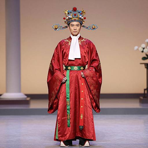 Traditional Chinese Royal Attire Portrait