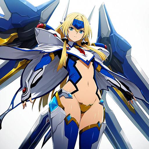 Illustration of Mu-12, blazblue in the style of Misaki nonaka