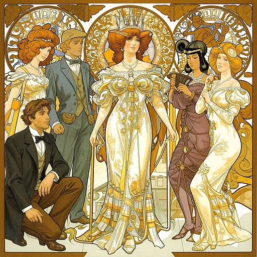 Fantasy Regal Art Inspired by Masters